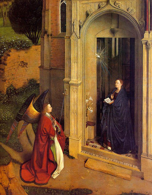 Jan Van Eyck The Annunciation  6